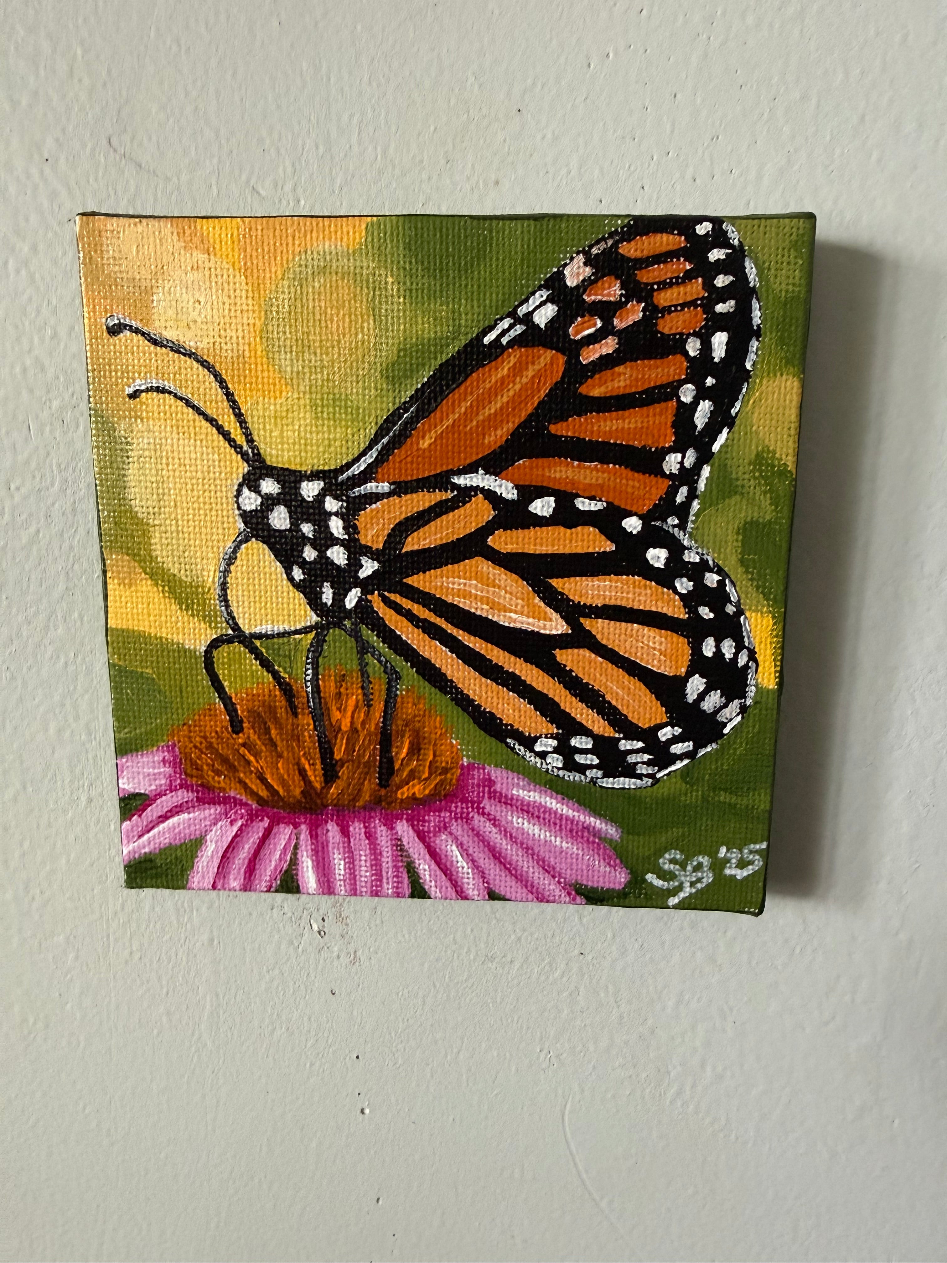 Afternoon Delight | Original 4x4" Acrylic Painting