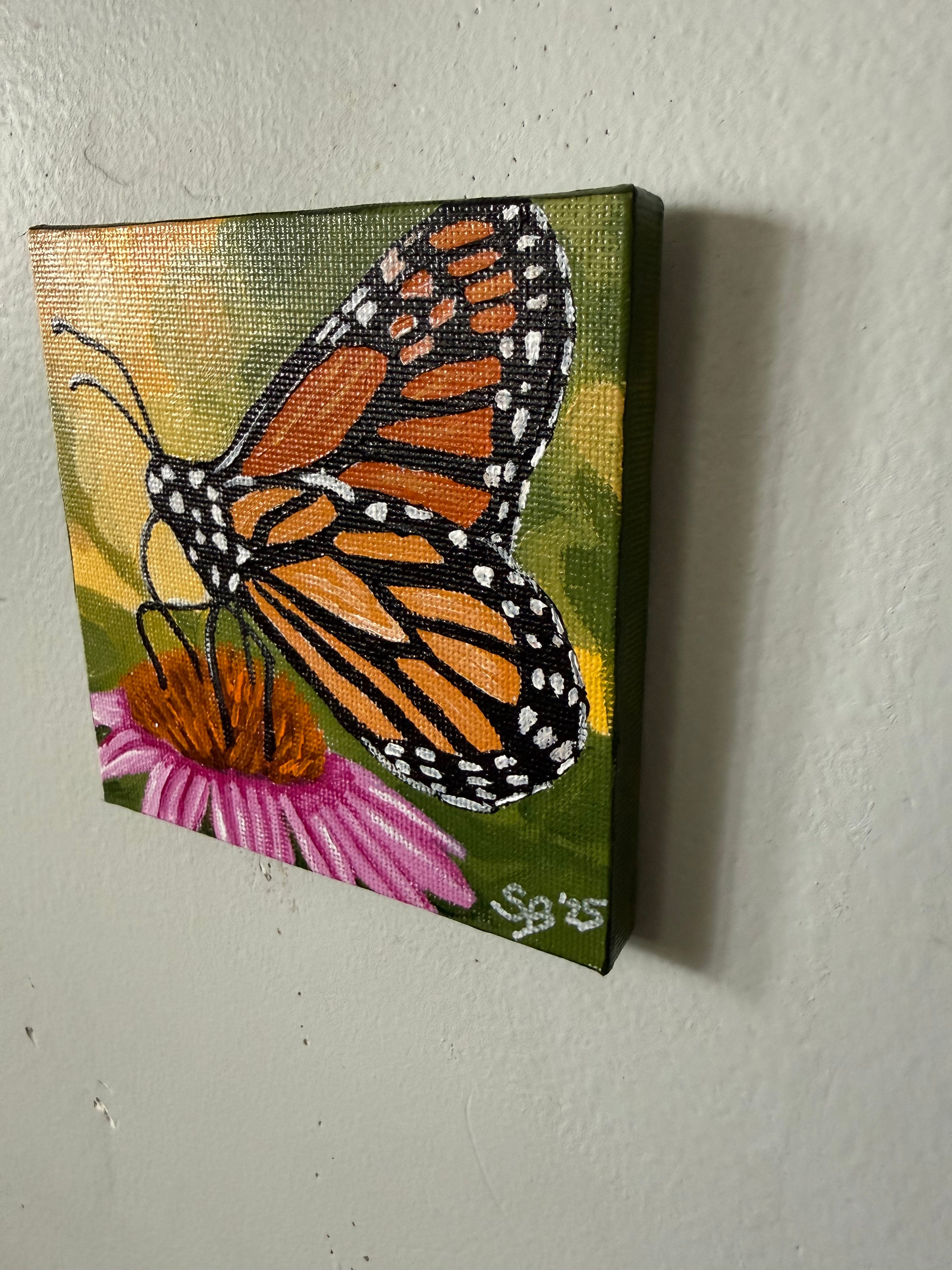 Afternoon Delight | Original 4x4" Acrylic Painting