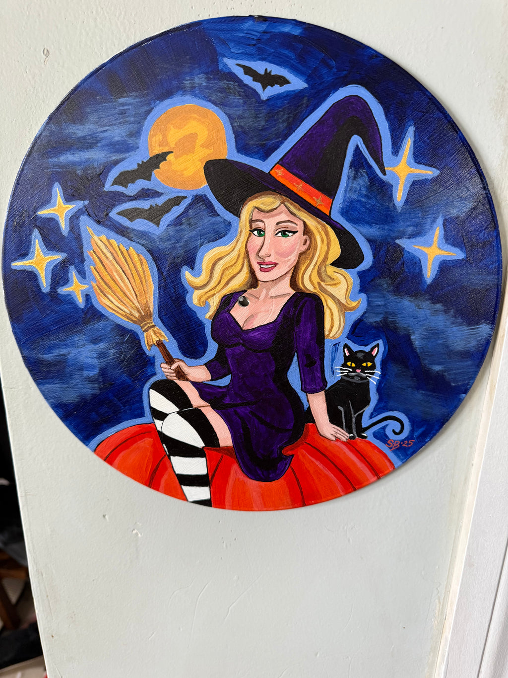 Samantha Spellman | Original 12" Vinyl Painting