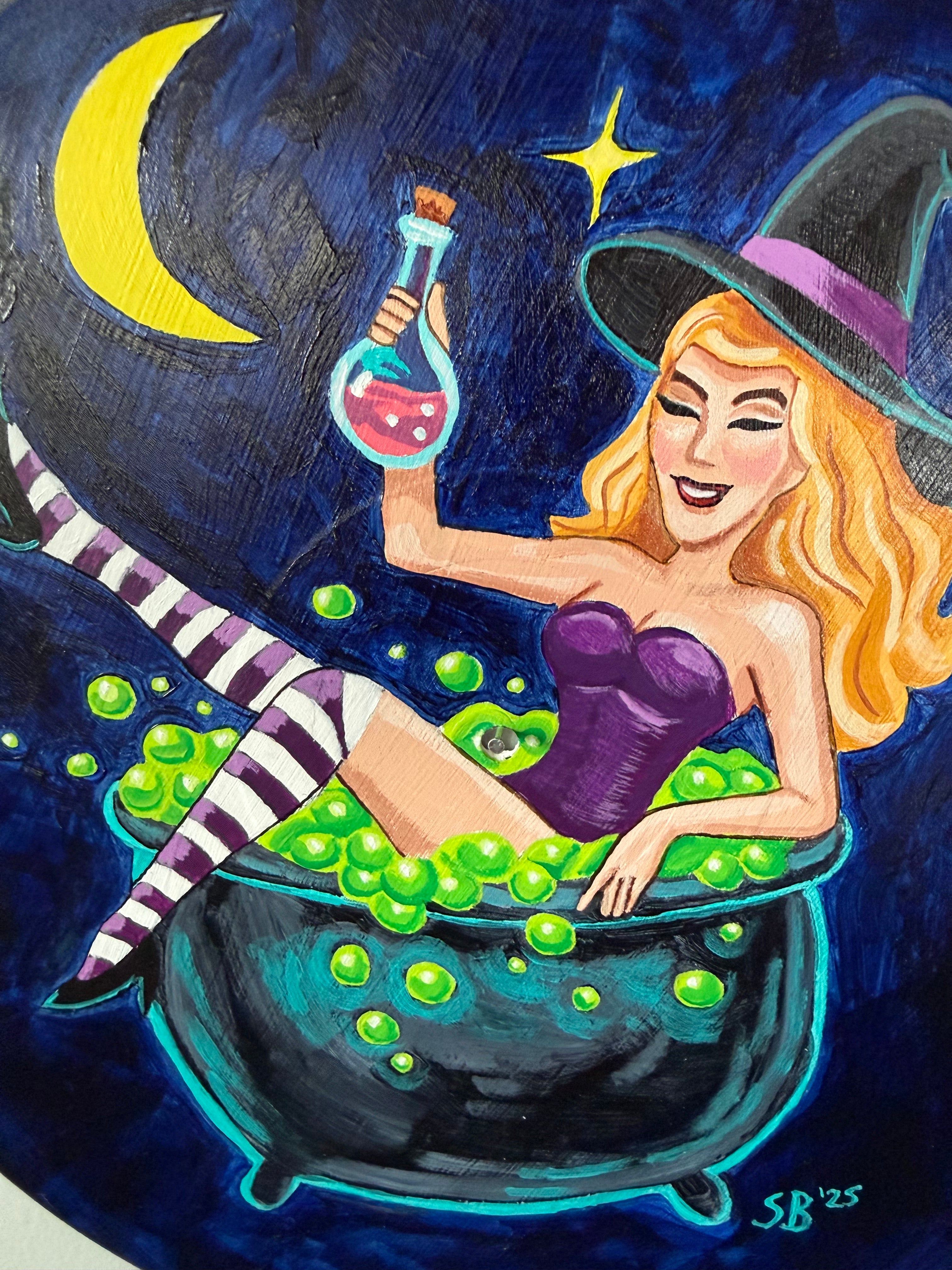 Bewitching Brew | Original 12" Vinyl Painting
