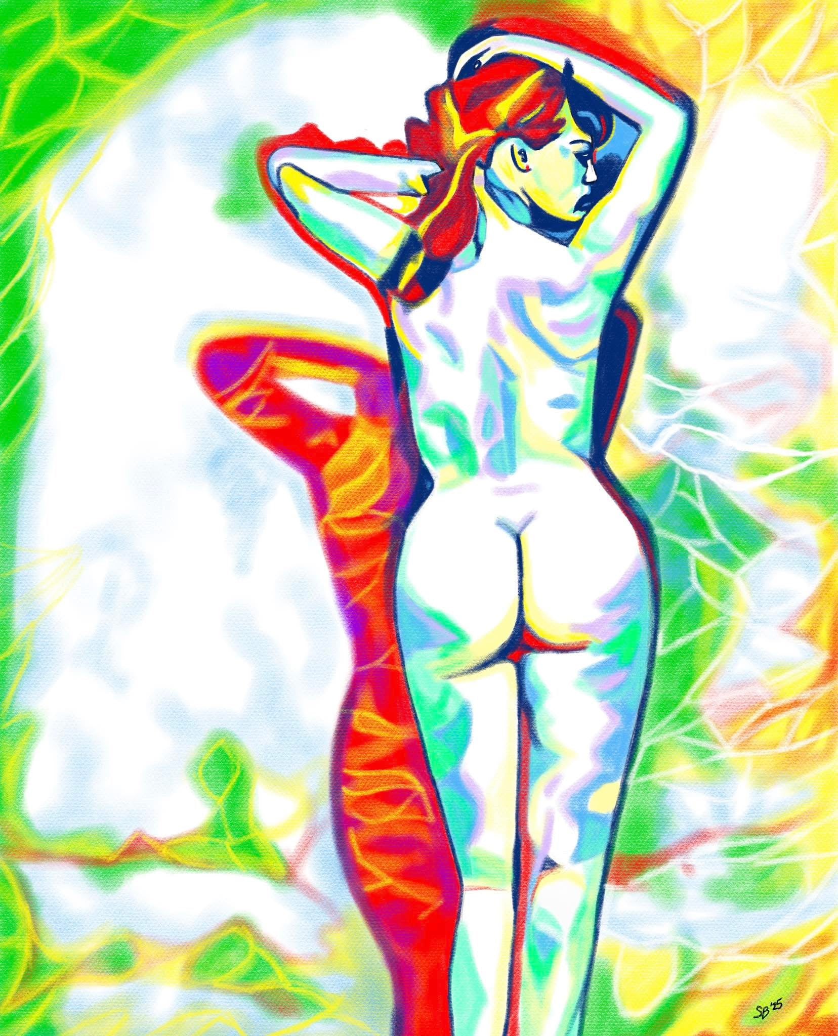 Chromatic Muse- Giclée Fine Art Print