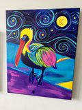 The Pier Sentinel | Original 16x20" Acrylic Painting