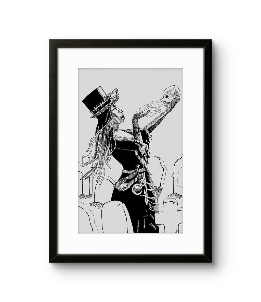 The Offering | Original 5.5x8.5" Pen and Ink Drawing