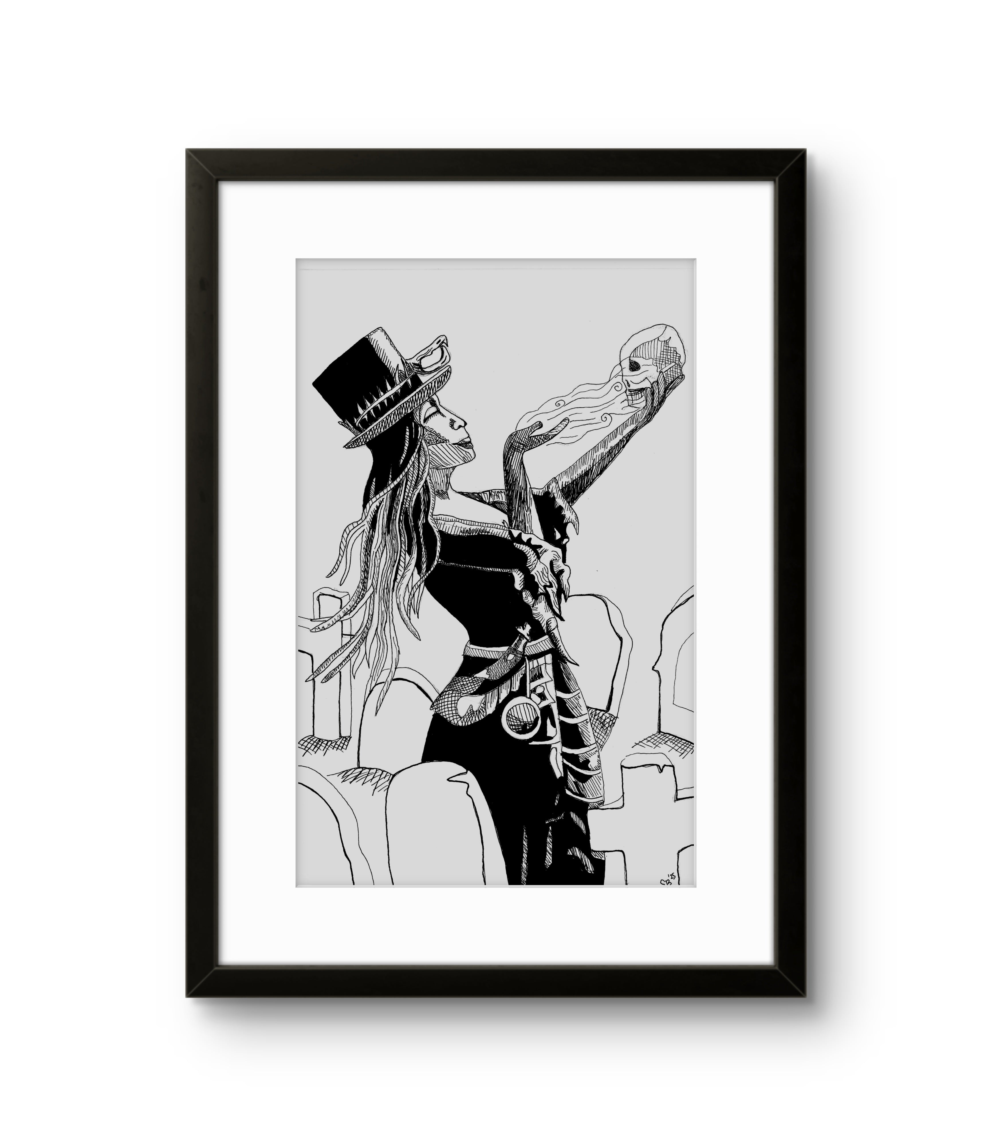 The Offering | Original 5.5x8.5" Pen and Ink Drawing