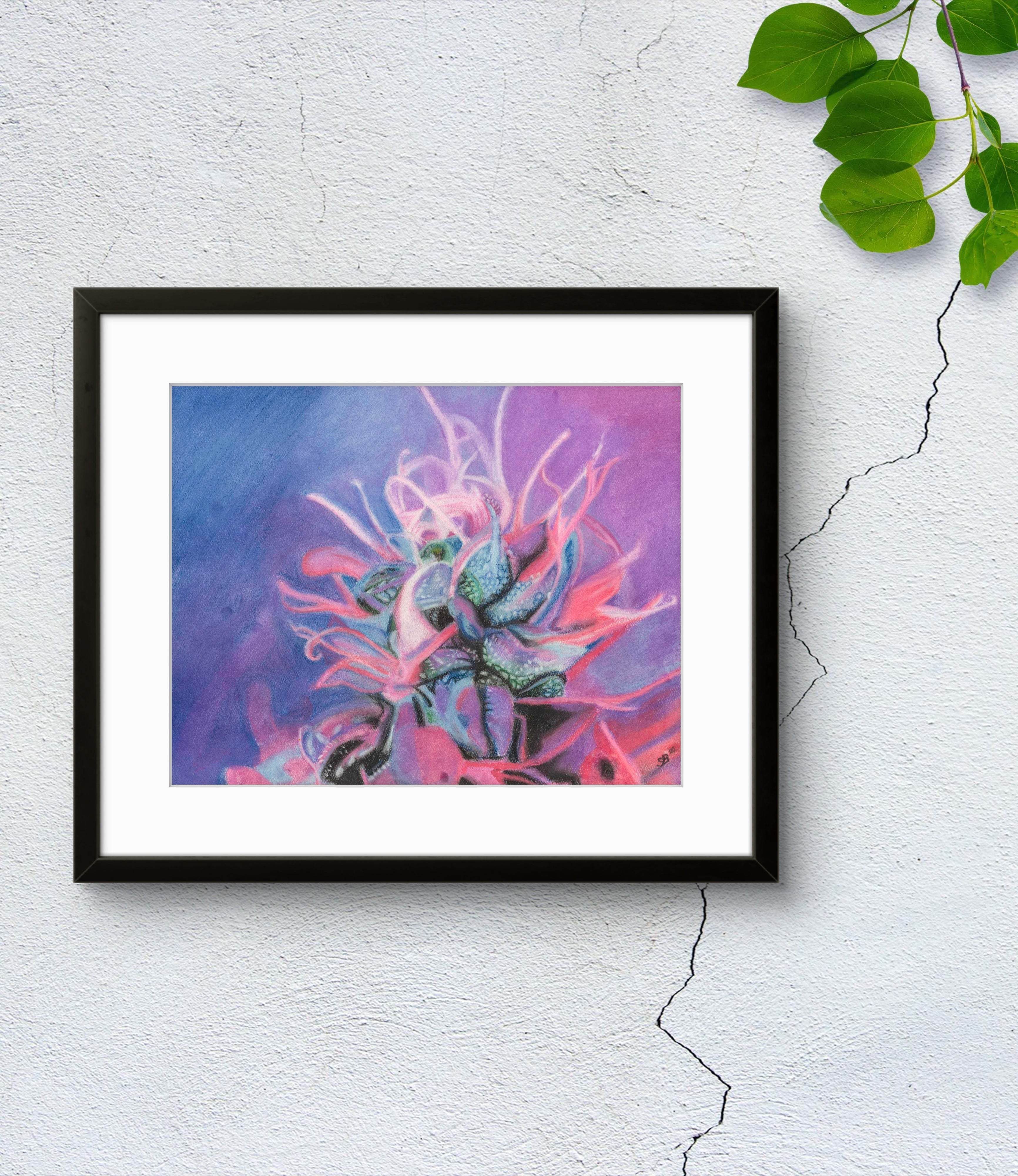 Prismatic Bud | Original 11x14" Soft Pastel Painting
