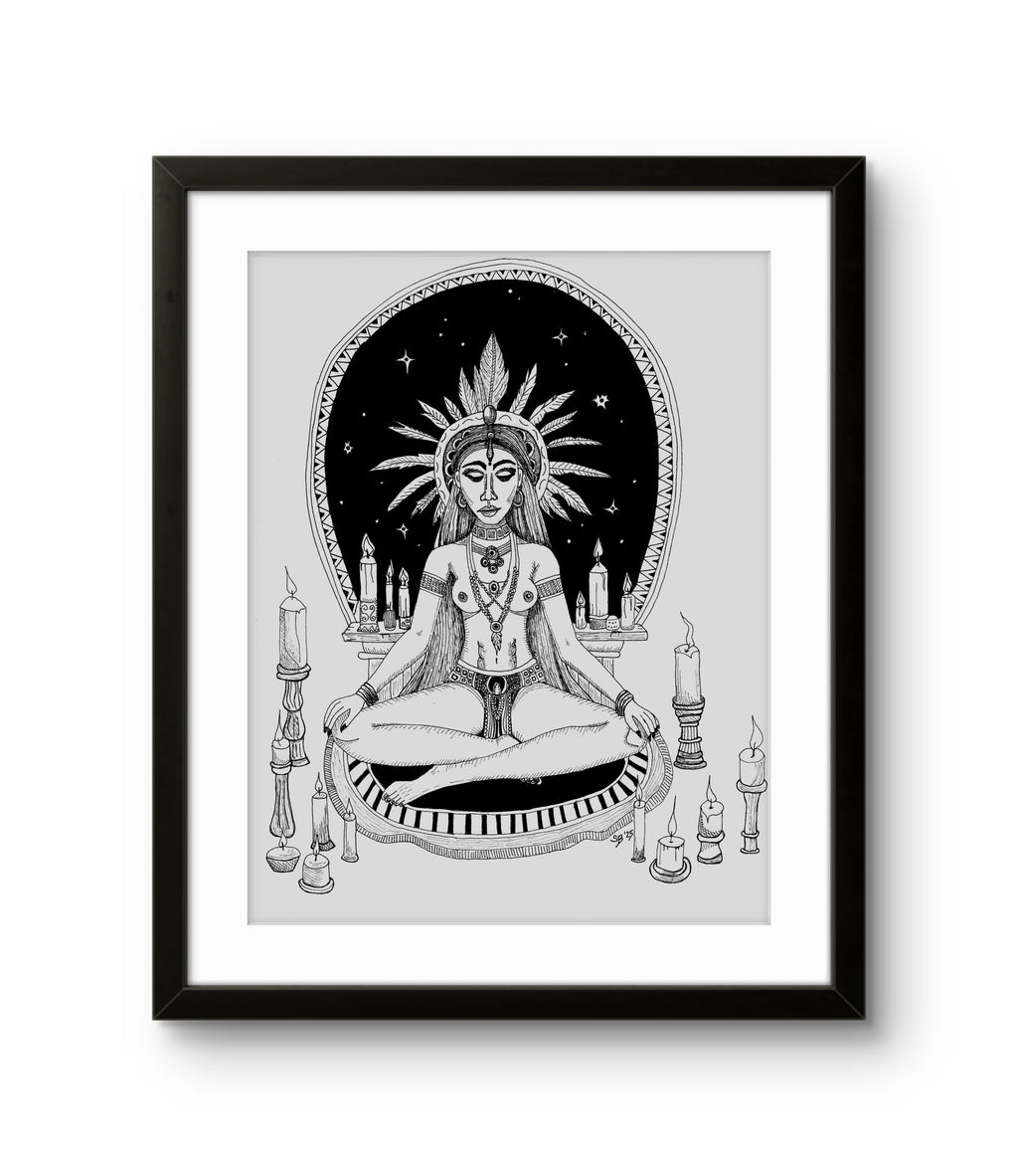 Starborne Stillness | Original 9x12" Pen & Ink Drawing