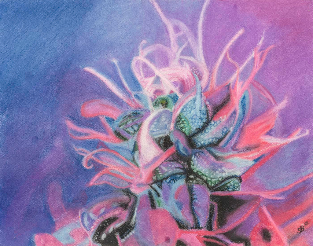 Prismatic Bud | Original 11x14" Soft Pastel Painting
